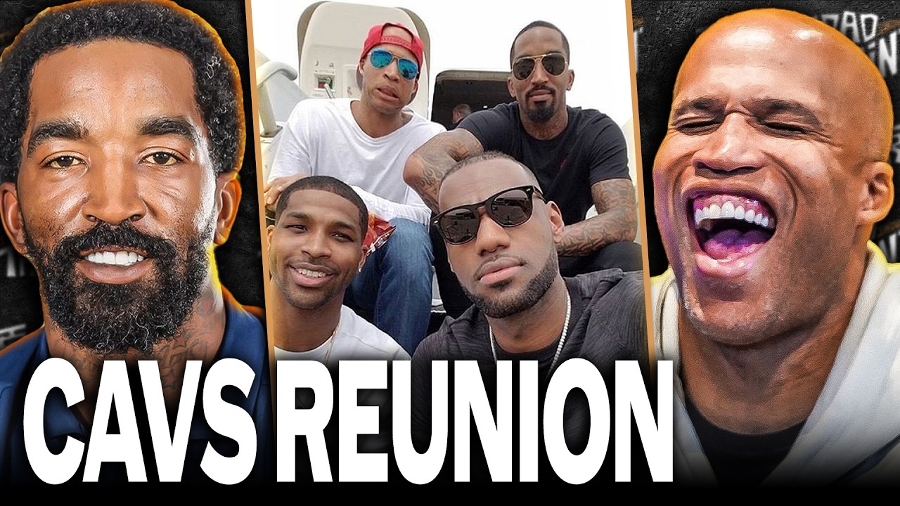 JR Smith's Surprise Entrance Has RJ & Channing in TEARS