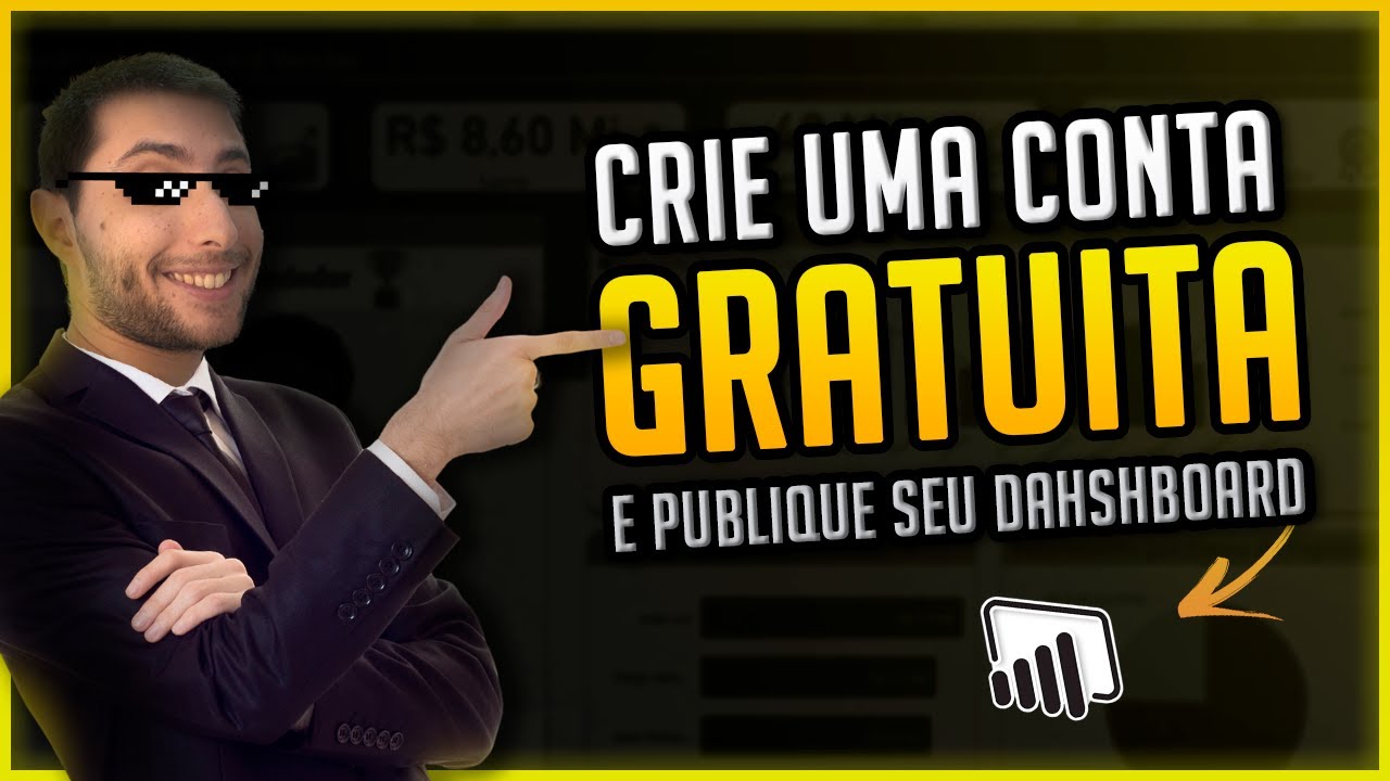 Como Criar Conta Gratuita e Publicar o seu Dashboard no Power BI
