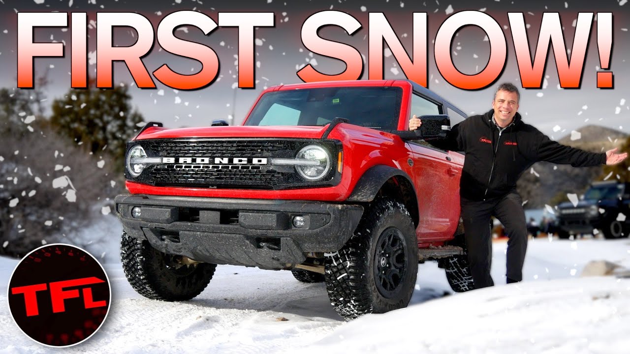 Major Pucker Moment: Watch What Happens When I Take The New Ford Bronco Snow Wheeling!