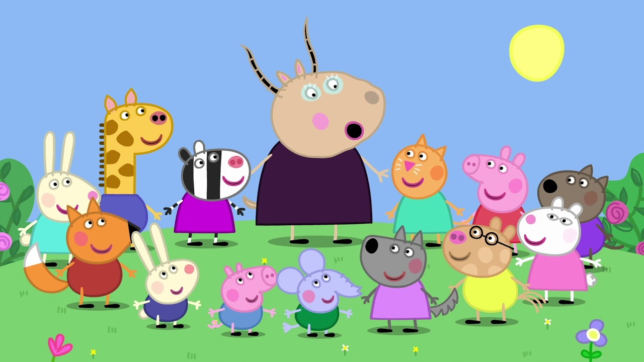 Peppa Pig Songs | Peppa Pig's Ring a Ring o' Roses Song | More Nursery Rhymes & Kids Songs
