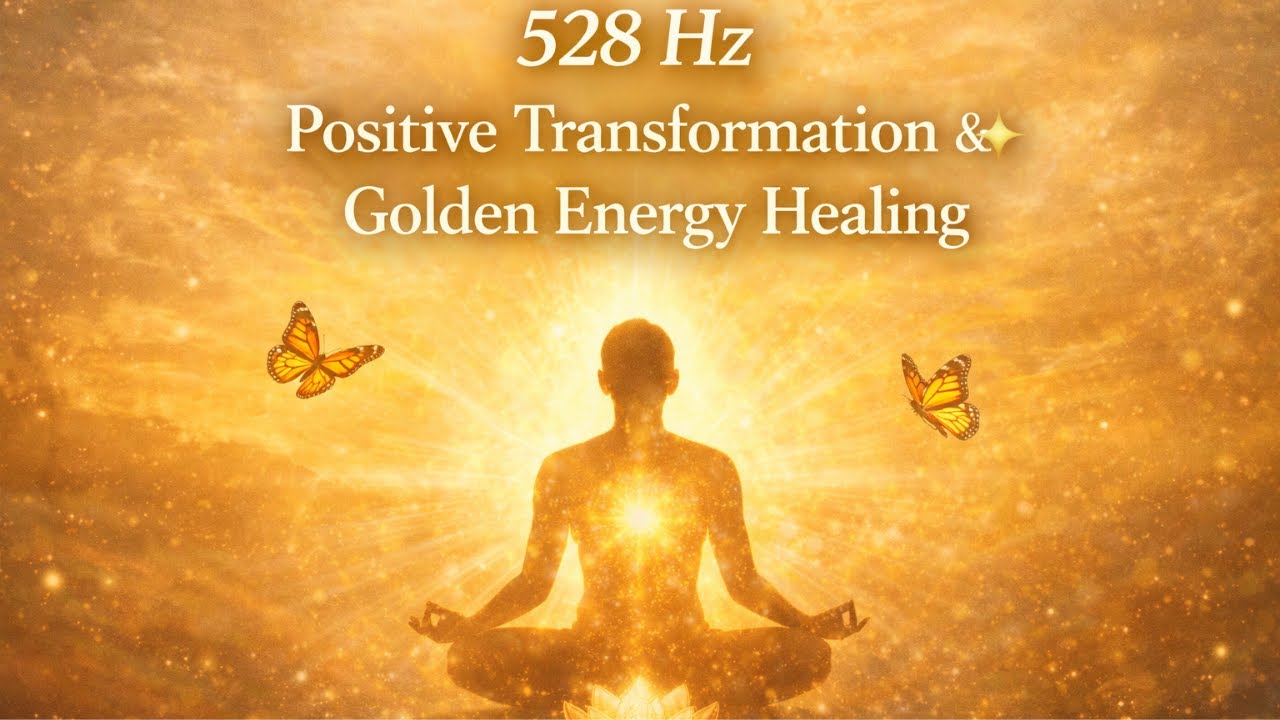 528 Hz | Positive Transformation & Golden Energy Healing