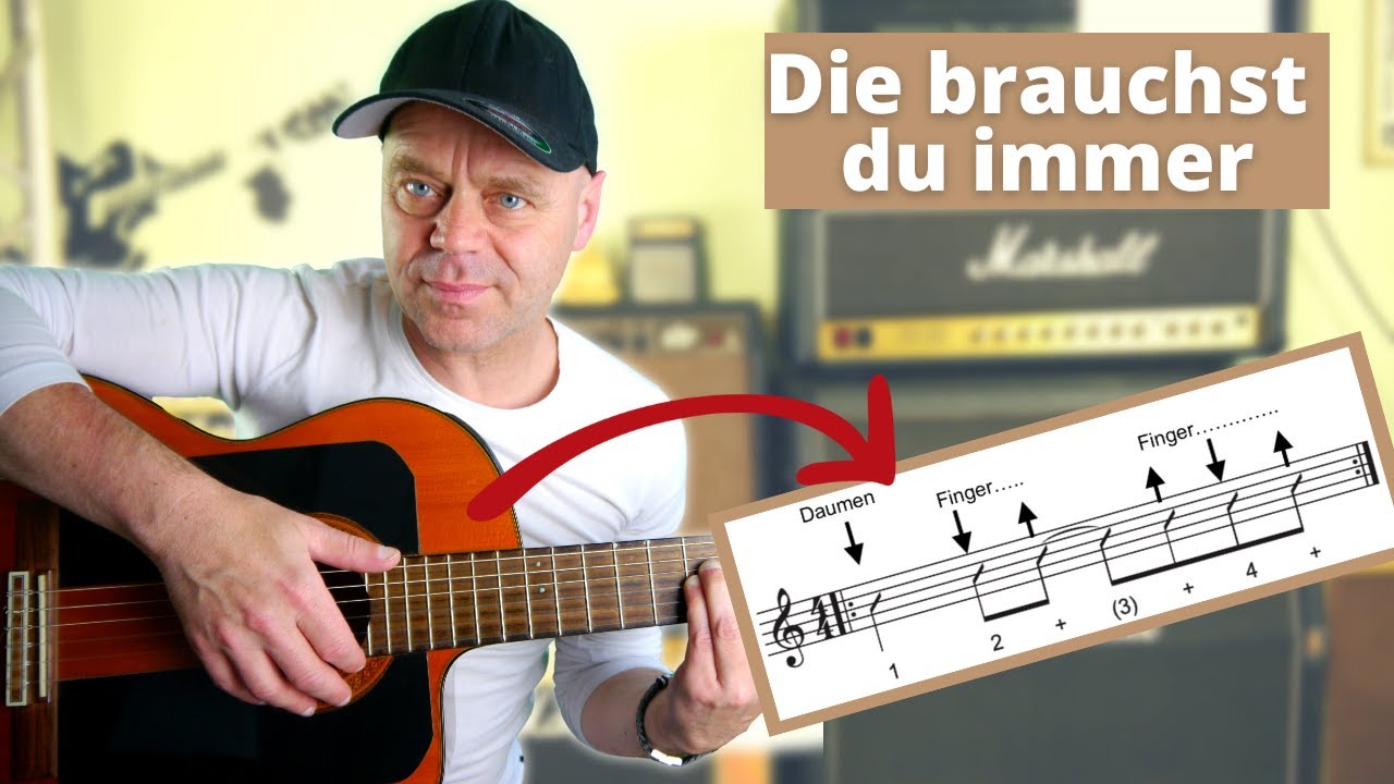 Die 4 bekanntesten Schlagmuster die jeder an der Gitarre braucht