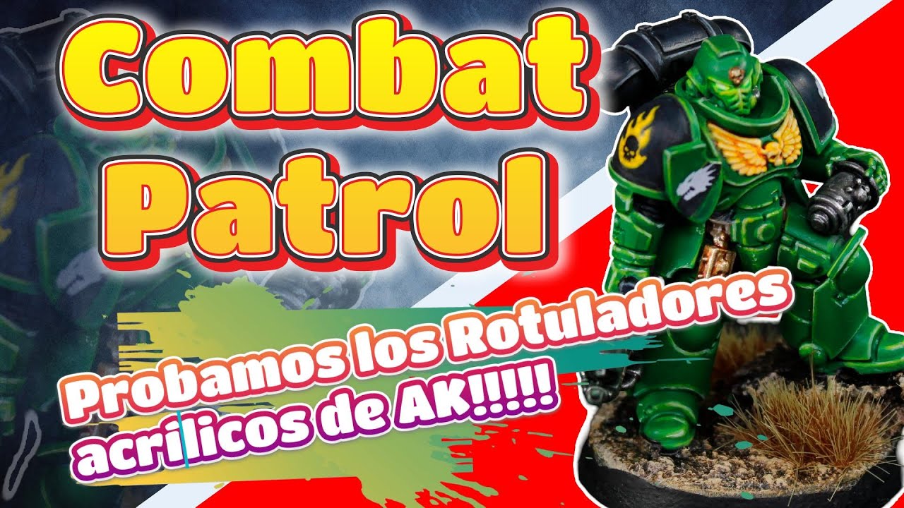 Pintando Combat Patrol - Especial Salamandras - Probamos los nuevos rotuladores acrílicos de AK
