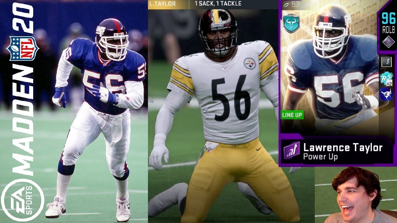 GUTFOXX REACTS TO THE MOST INSANE PASS RUSHER IN MADDEN HISTORY! 95 OVERALL LAWRENCE TAYLOR!