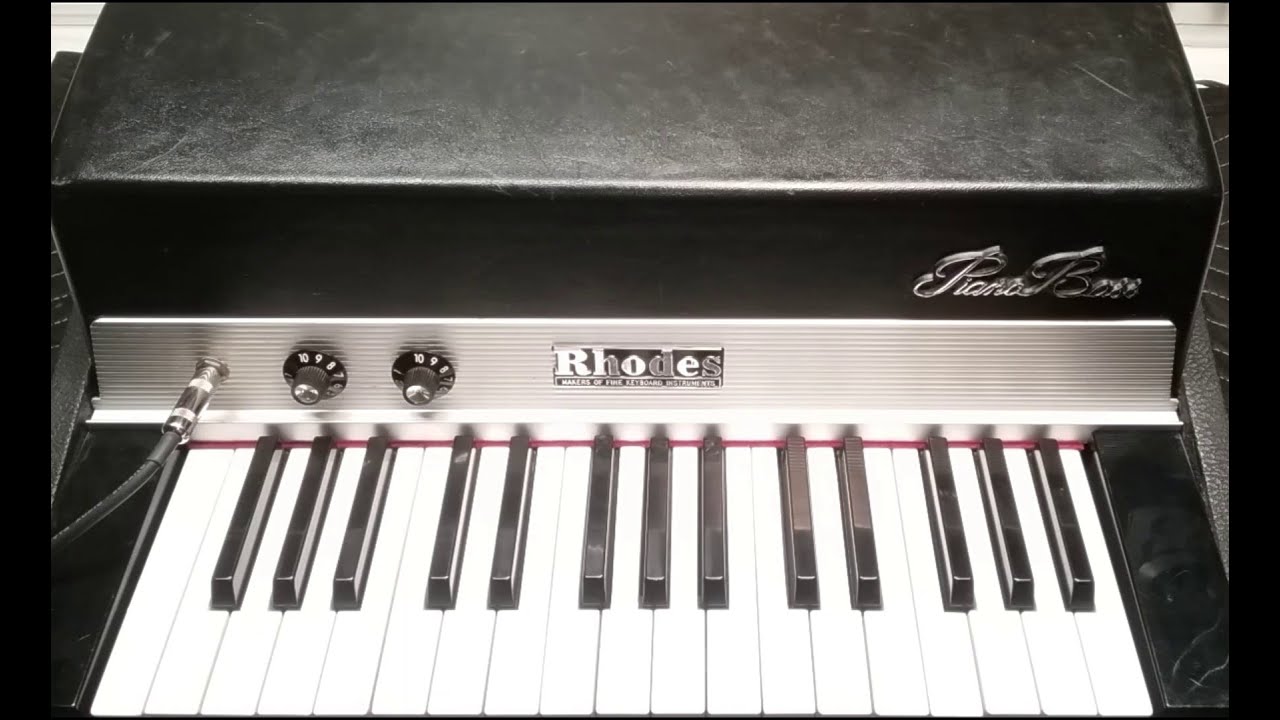 1979 Fender Rhodes Piano Bass Repair