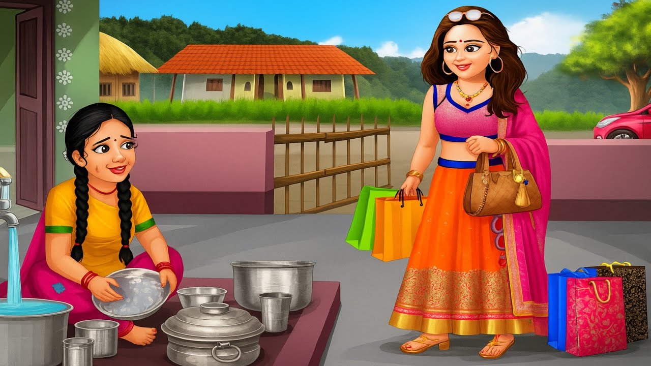 दो बहनों का ससुराल | Hindi Story | Hindi Moral Stories New | Cartoon Story | Hindi Kahaniyan |story
