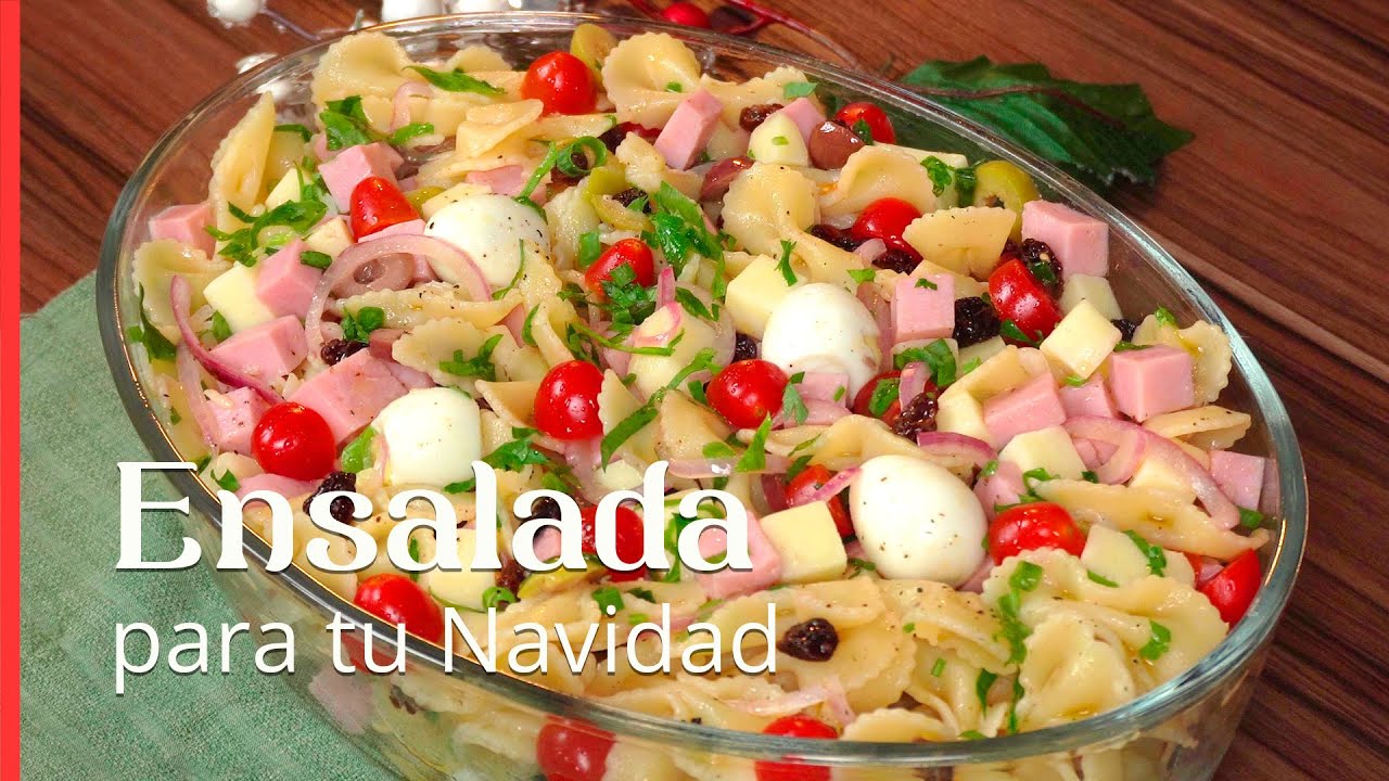 ¡Esta ensalada completa es perfecta para tu Cena de Navidad!