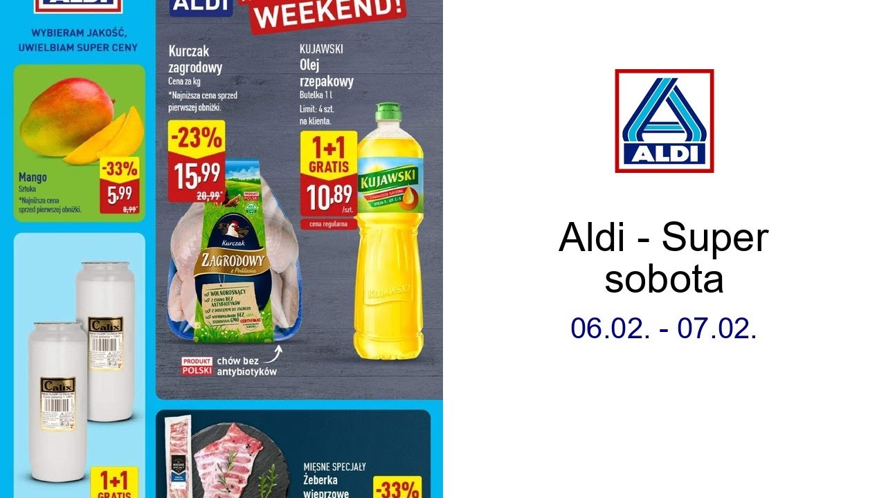 Aldi - Super sobota 06.02. - 07.02.