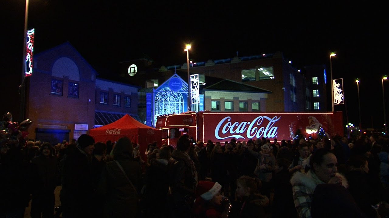 Coca Cola Truck Comes to Grimsby
