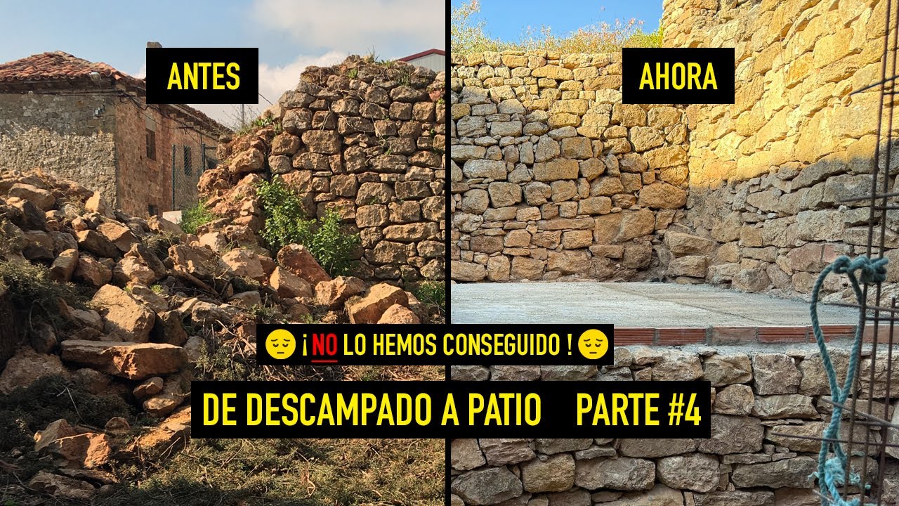 De Descampado a Patio Estilo Castellano (NO Lo Conseguimos) | Parte 4 | Casa de pueblo por 4.000 €
