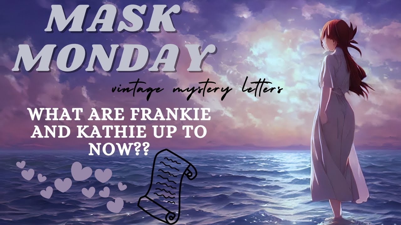 Mask Monday: Vintage Mystery Letters Revealed #etsy