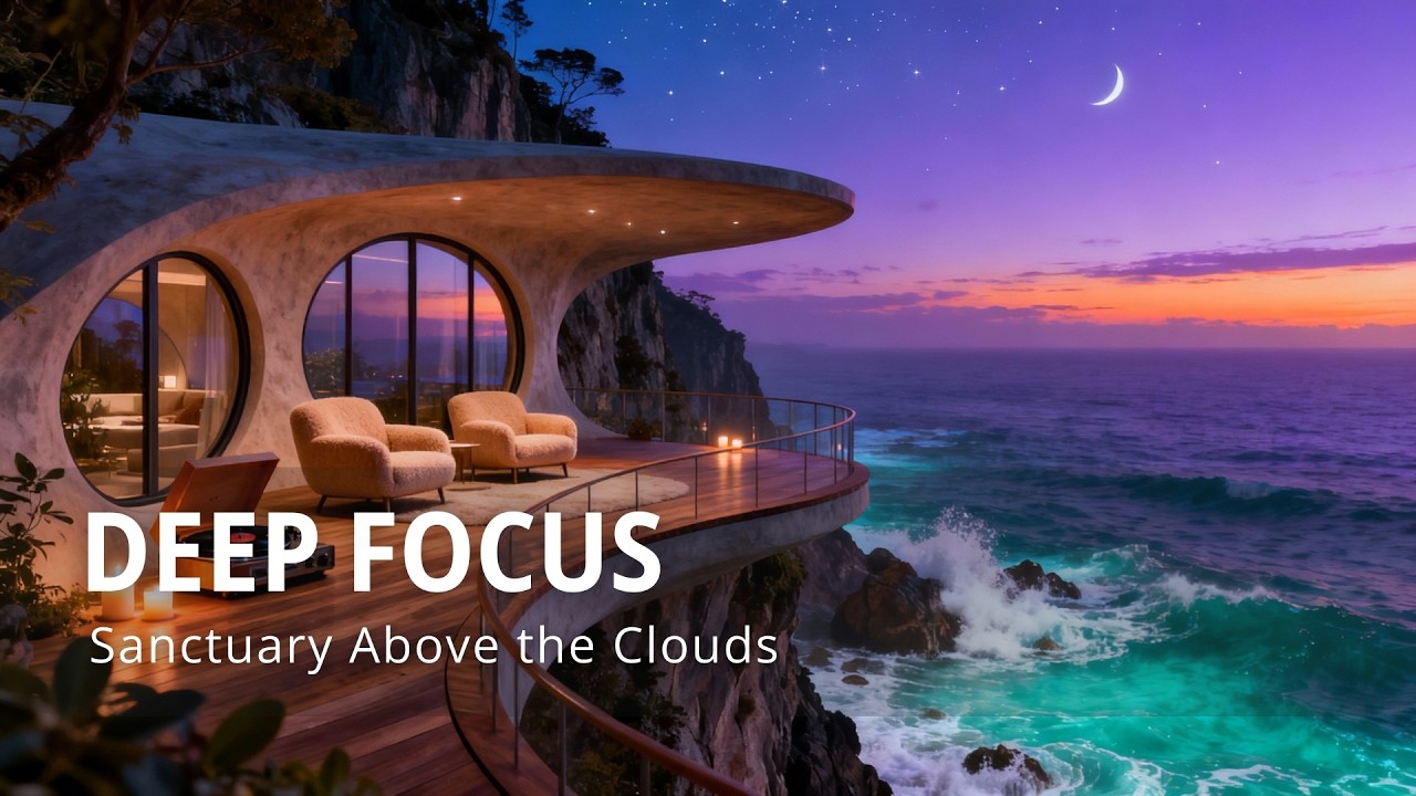 Deep Focus Above the Clouds  Minimalist Cinematic Piano 02