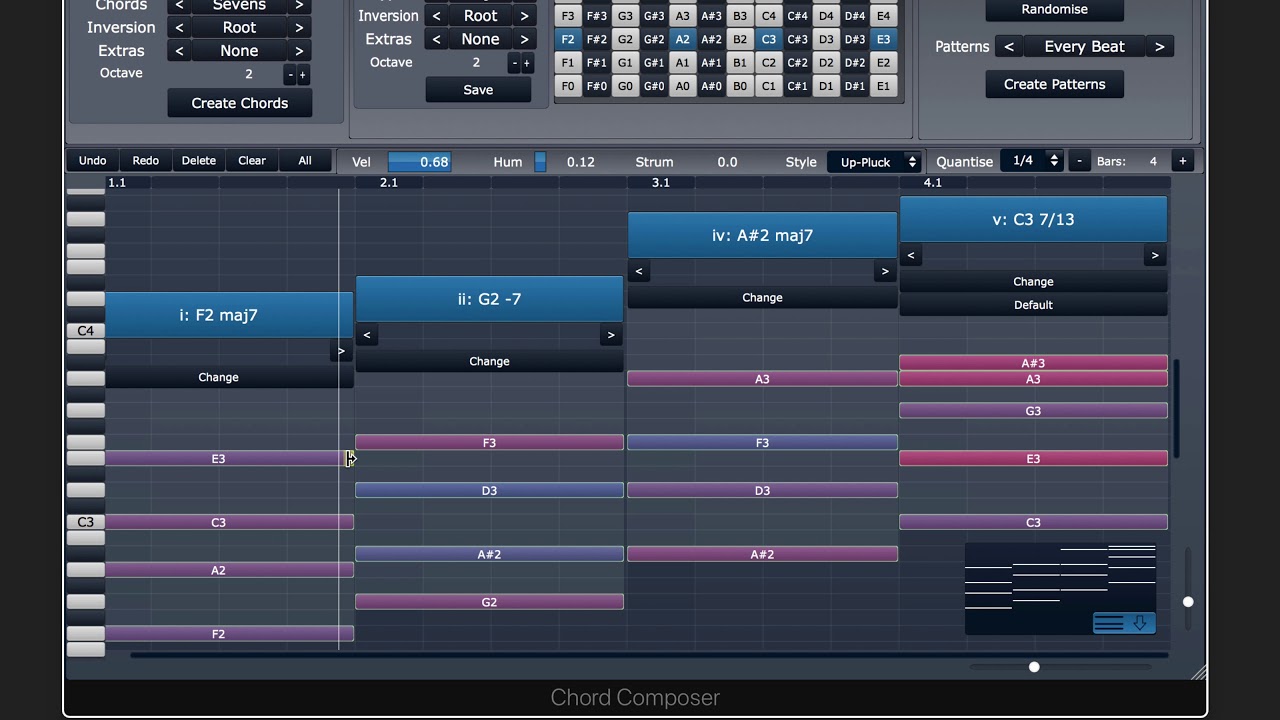Stimulate Your Imagination by Generating Unique Chord Patterns with Chord Composer From Intuitive Au