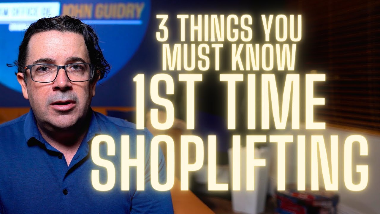 3 Things You Must Know on Your First Shoplifting (Petit Theft) | Shoplifting Tips