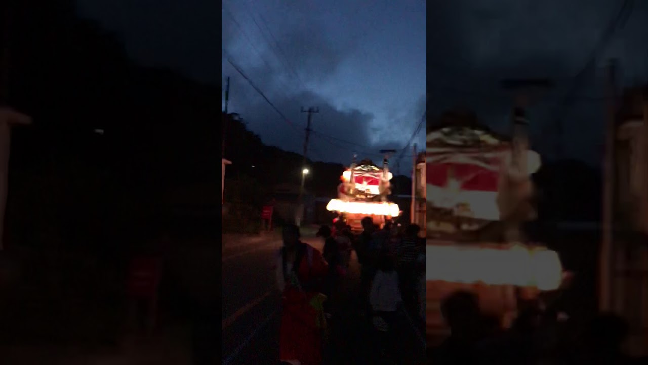 蛇浦折戸神社祭典  山車運行