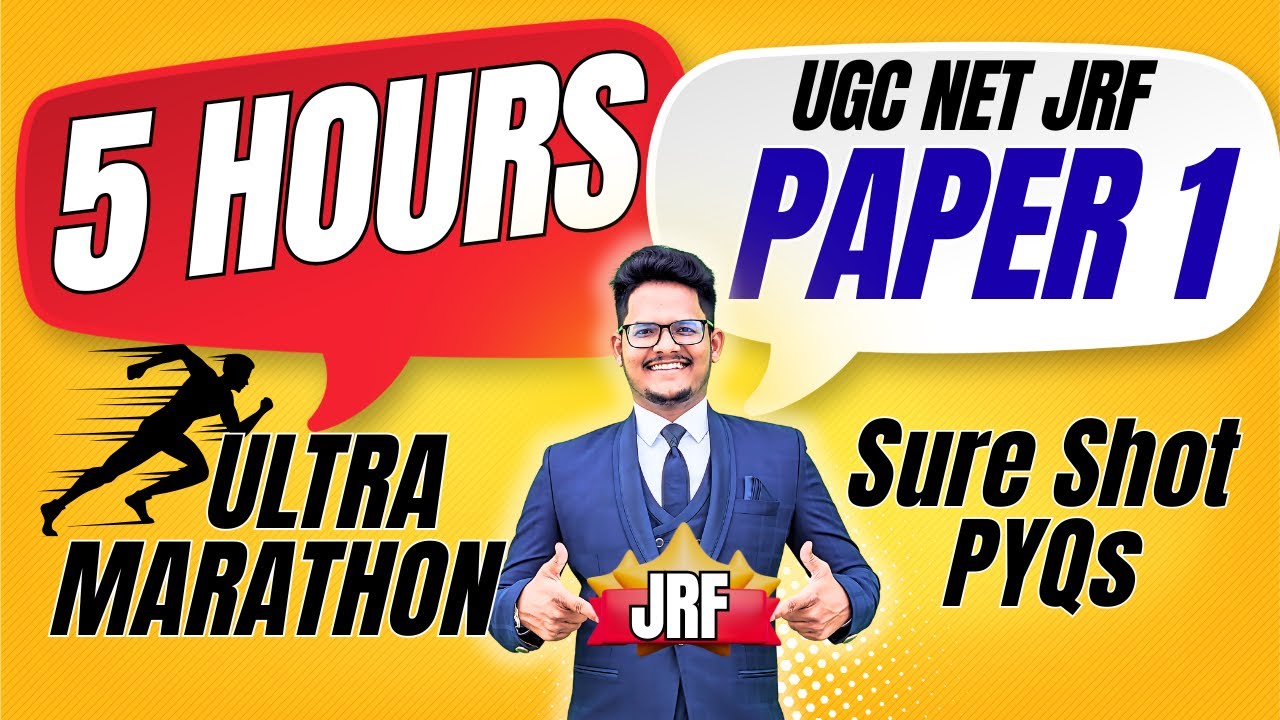 5 Hours Ultra Marathon for UGC NET Paper 1 by Shiva sir 