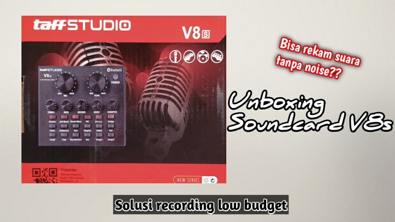 Unboxing+Review Soundcard Taffware/Taffstudio V8s