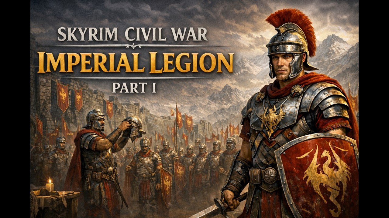 🐉 Skyrim Civil War – Imperial Legion | Longplay Walkthrough – Part 1 🛡️