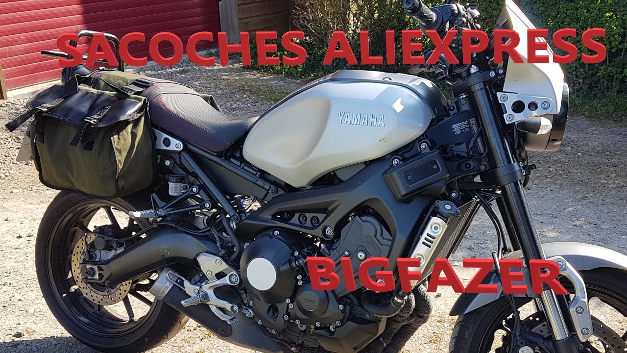 DES SACOCHES ALIEXPRESS A 20€ SUR UN XSR 900