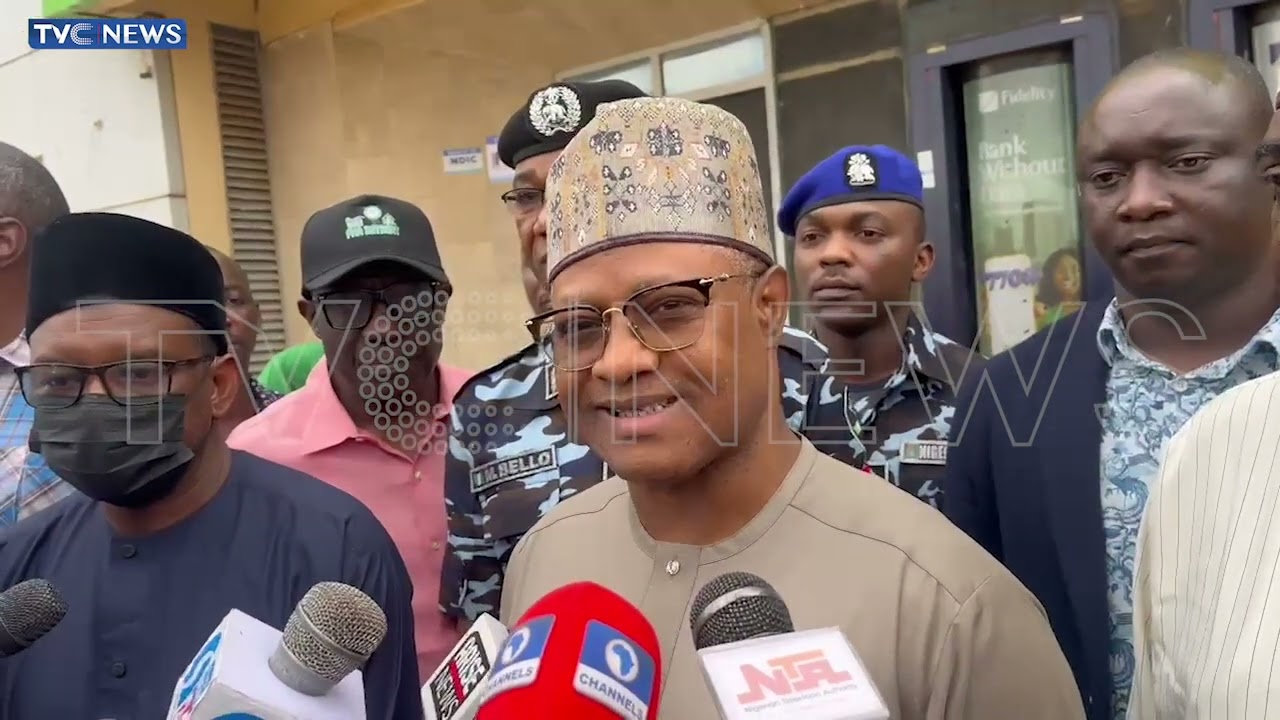 Governor Sani Inspects Areas Affected By Violent Protests In Kaduna