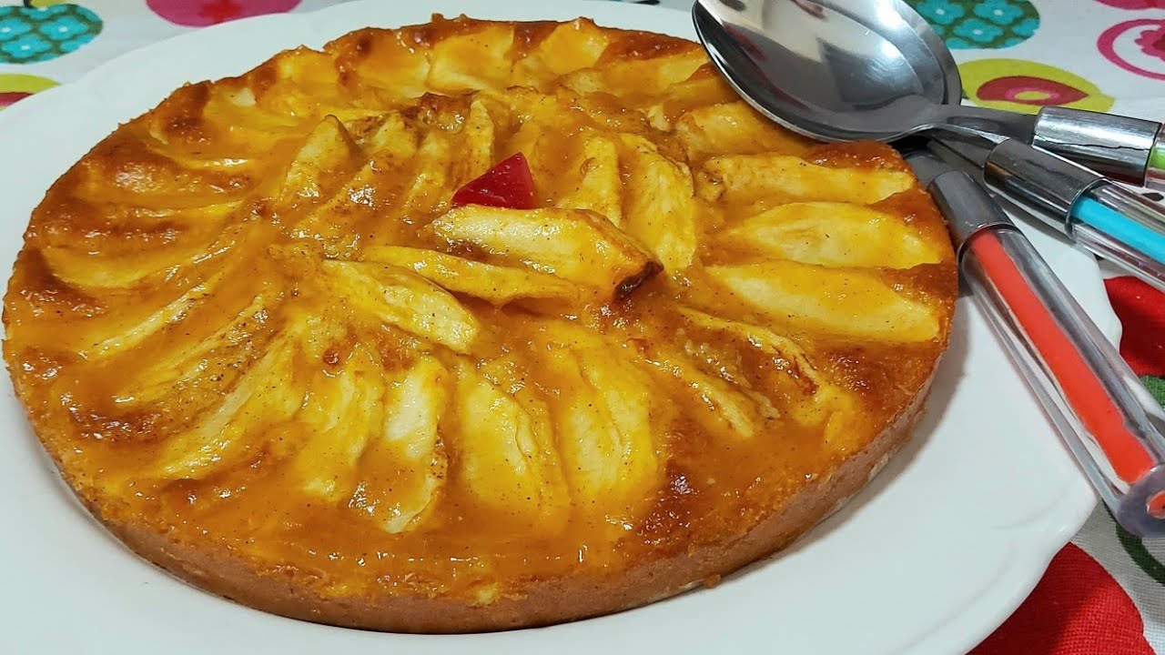 🥮 TARTA DE MANZANA 🍏DE LAS 3 CUCHARADAS🥄LA MÁS FÁCIL Y RÁPIDA // BEATRIZ COCINA