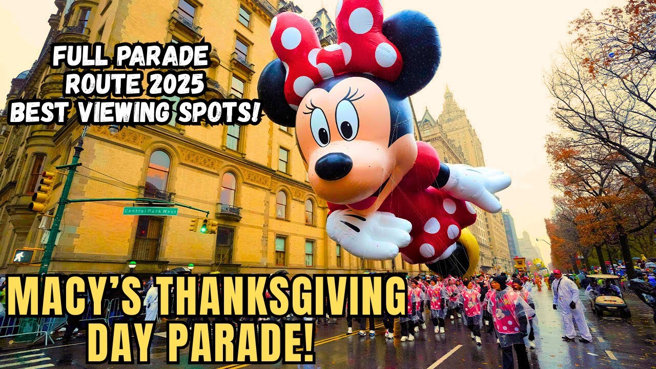 Macy's Thanksgiving Day Parade 2025 🦃  - Walking The 2.5 Mile Macy's Parade Route!