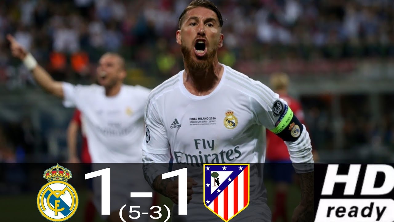 Atletico Madrid vs Real Madrid 1-1 (5-3) ESPN (Relato Miguel Simón) UCL Final 2016