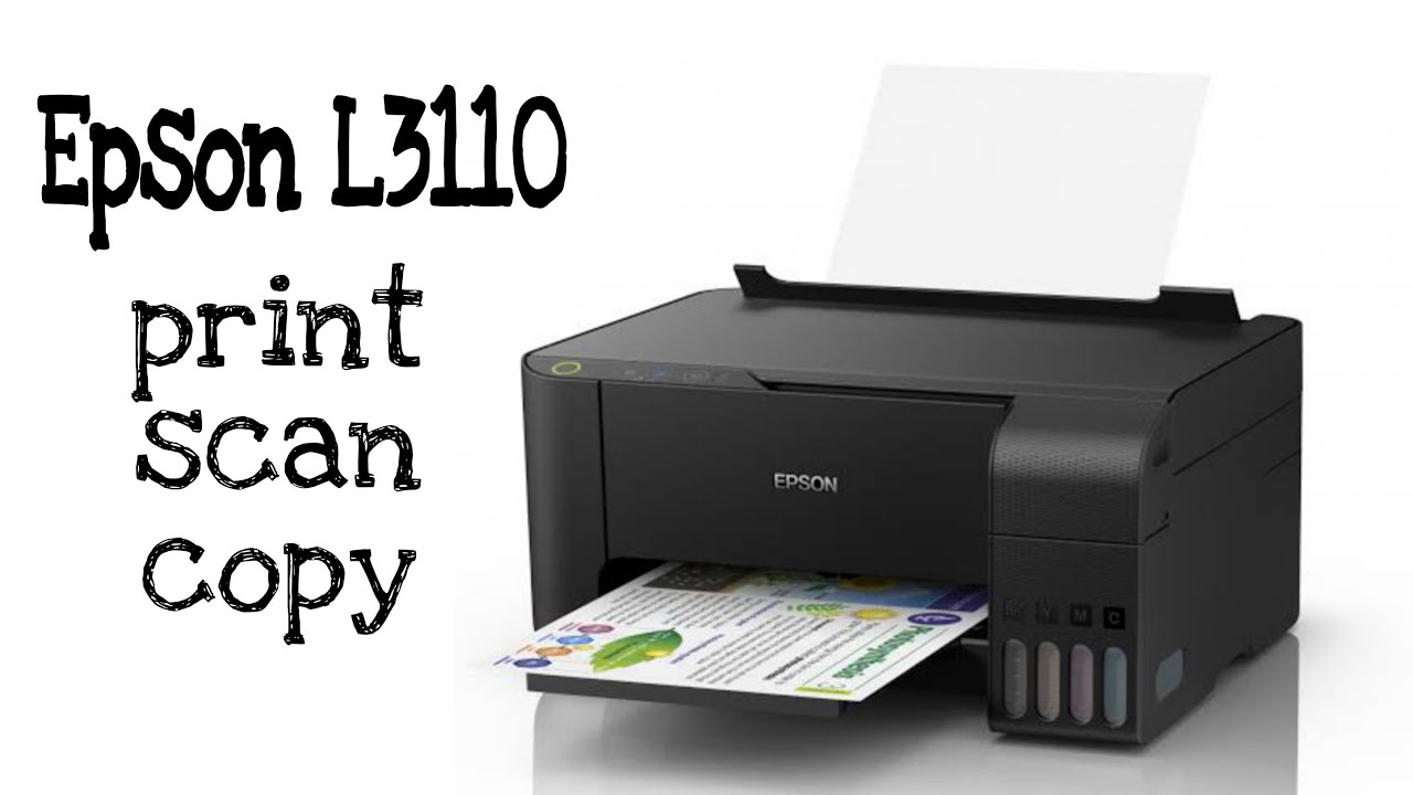 Epson L3110 | Print Scan Copy | how to initialize