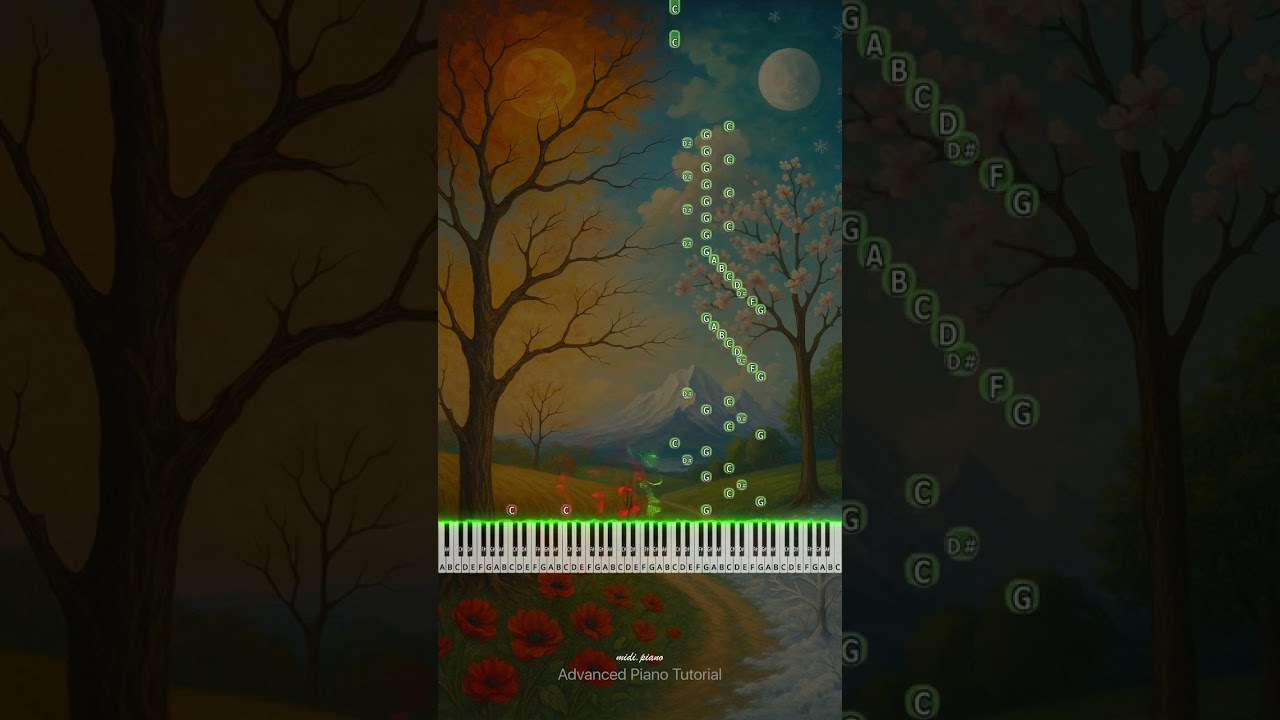 Four Seasons - Vivaldi (Piano Version Tutorial) 🎹 