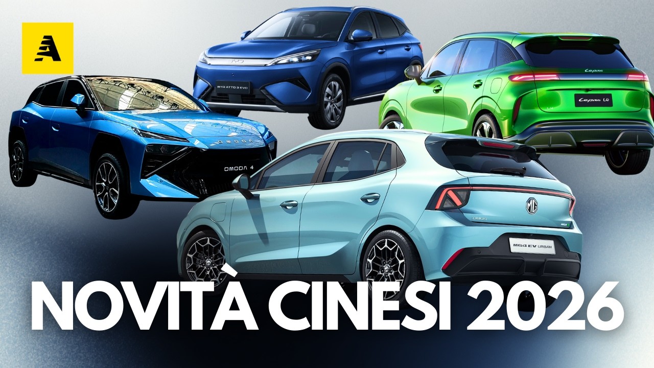 Auto Cinesi 2026: tutte le novità in arrivo in Italia (MG, BYD e nuovi marchi da scoprire)