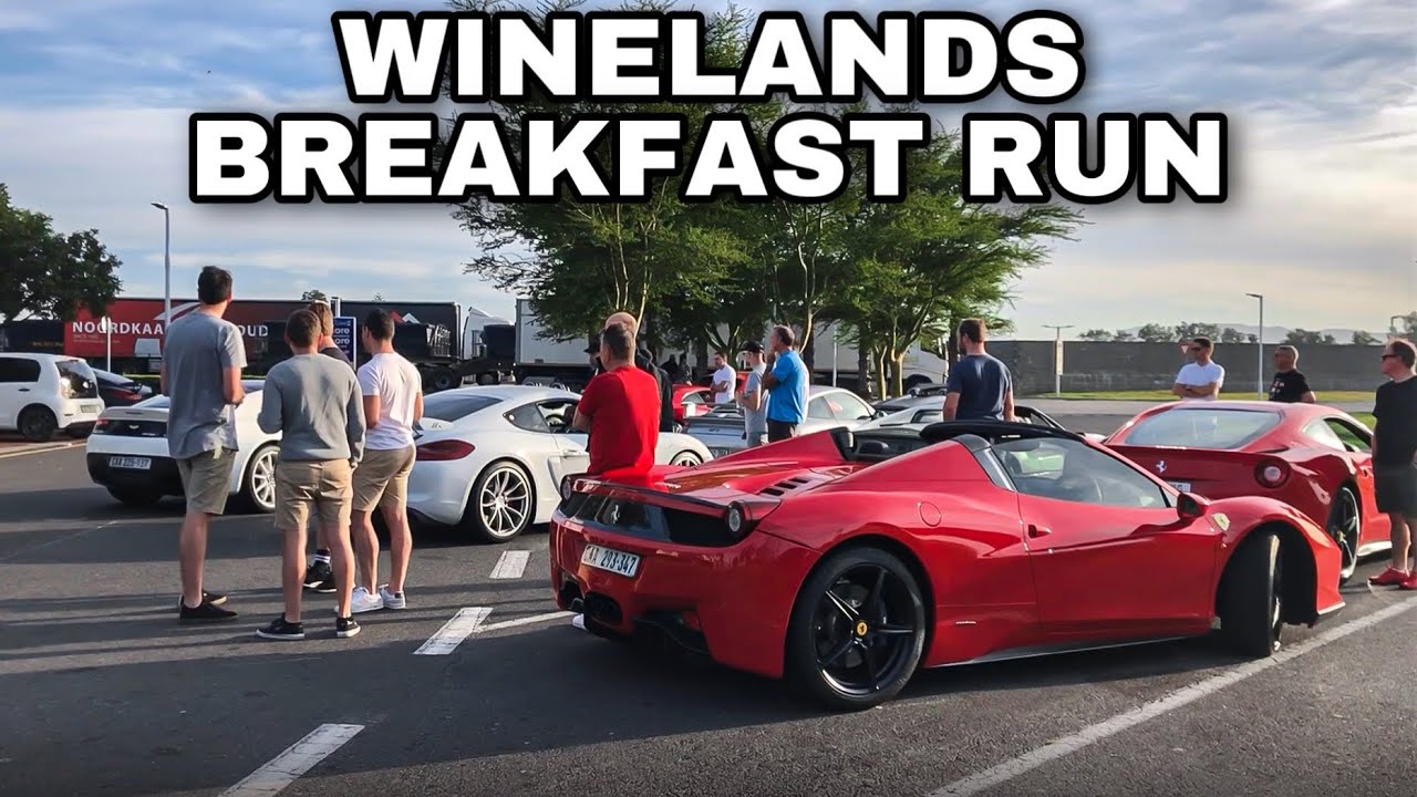 Joining A Breakfast Run With Supercars Through The Winelands + Porsche Club Concours Event