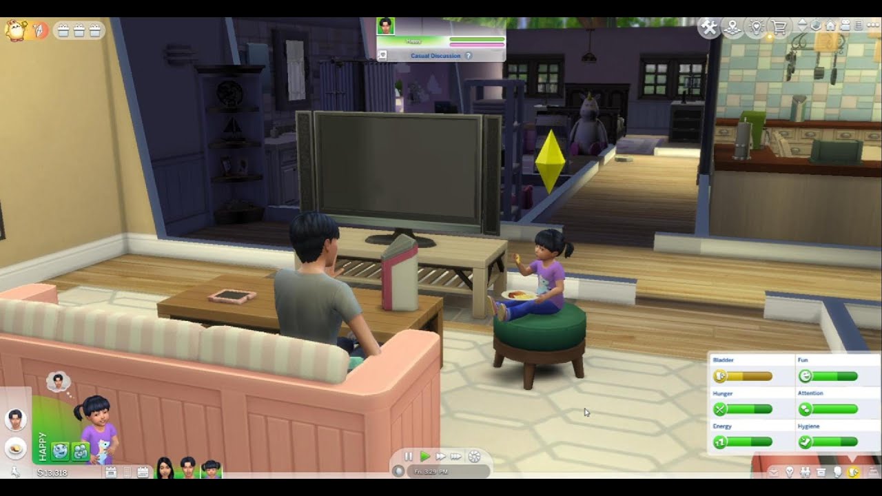 A Day in the Life of a Sims 4 Family #sims4familylife