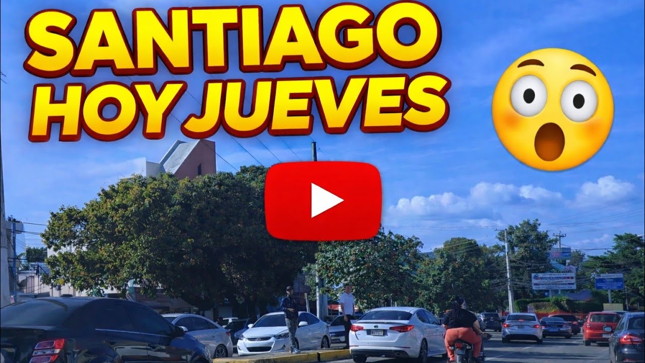 Así luce Santiago de los Caballeros hoy jueves.