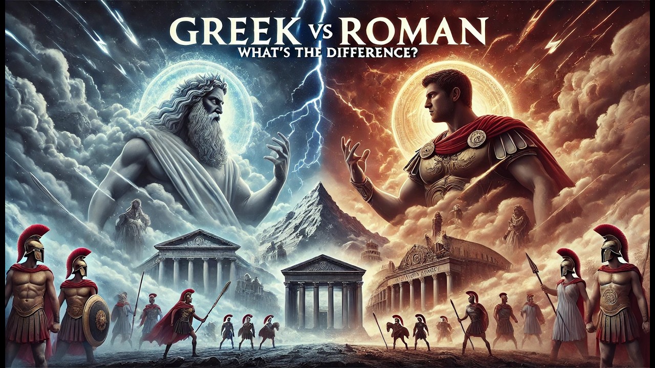 GREEK VS ROMAN GODS: WHAT'S THE REAL DIFFERENCE?
