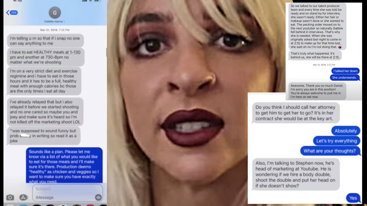 Gabbie Hanna's AWFUL TEXTS EXPOSED...