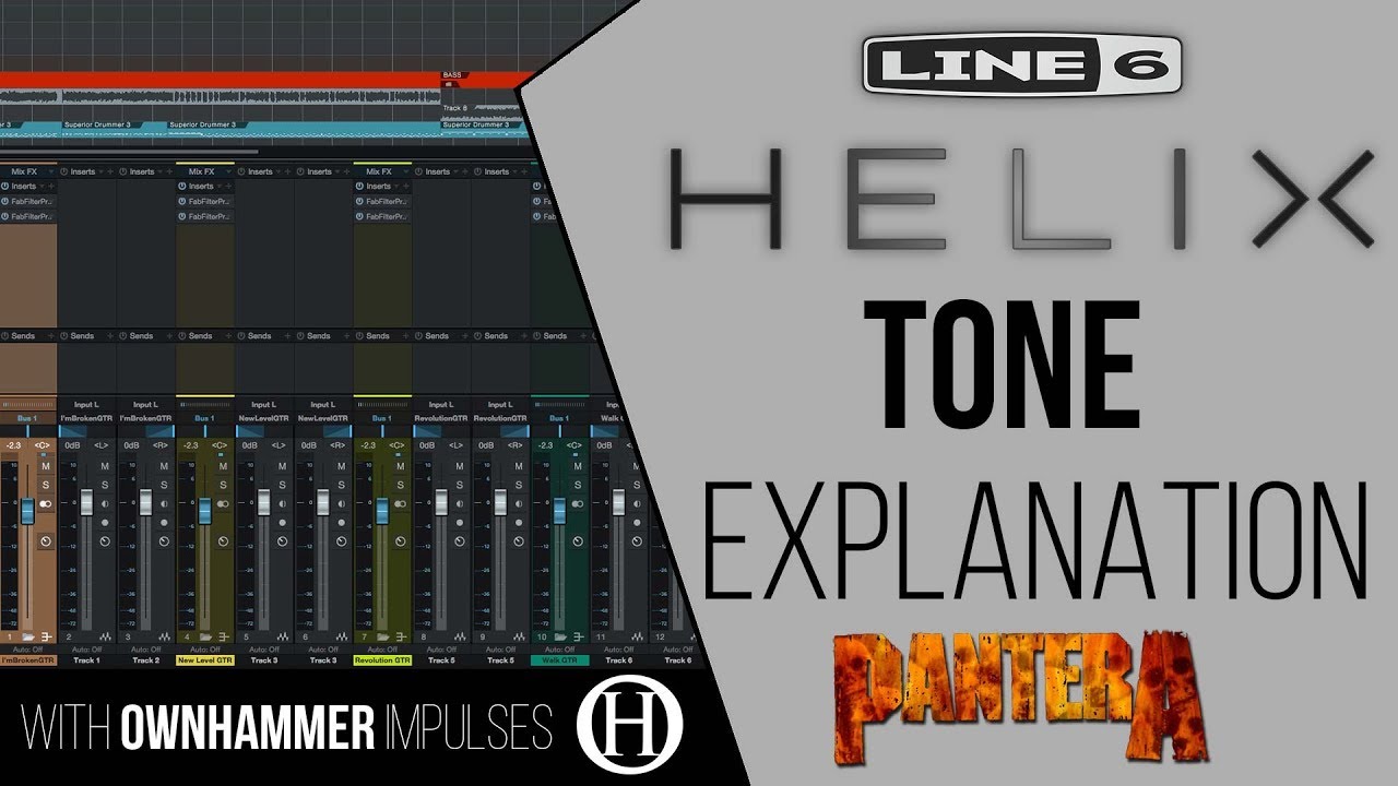 Line 6 Helix TONE EXPLANATION Pantera 