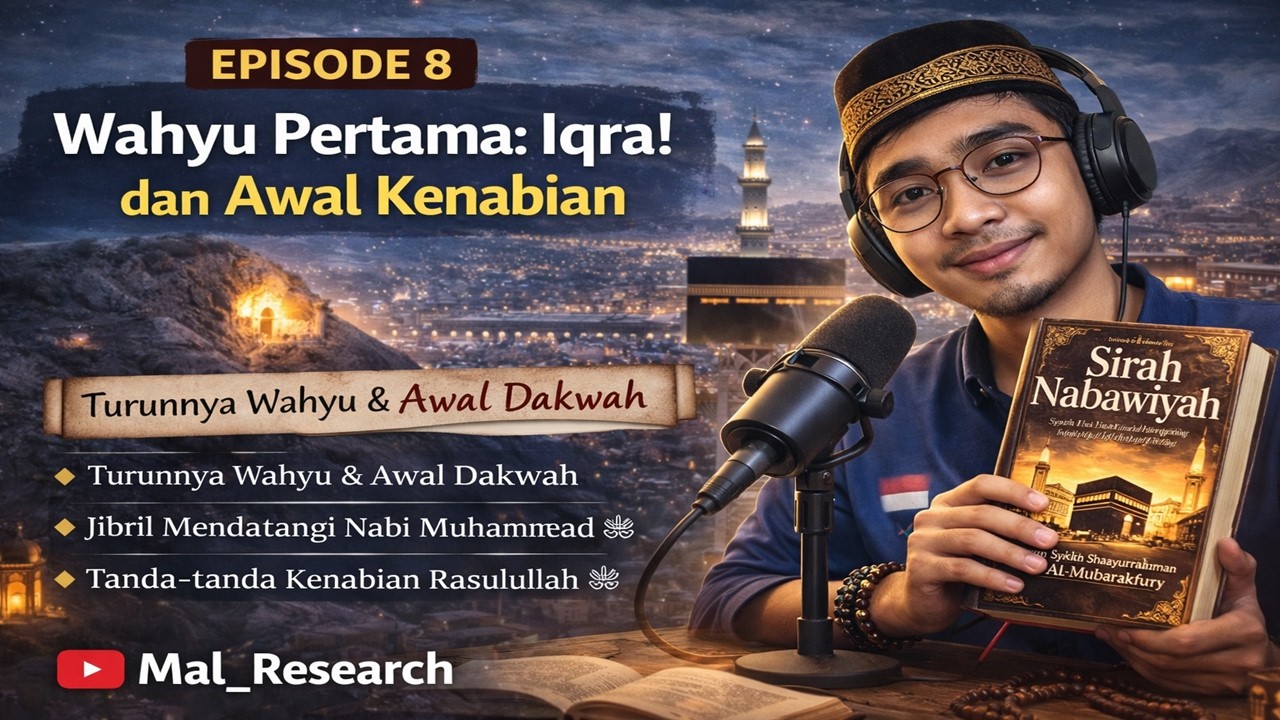 BENARKAH PERISTIWA “IQRA⁉️” AWAL PERUBAHAN DUNIA⁉️ | SIRAH NABAWIYAH EPS. 8