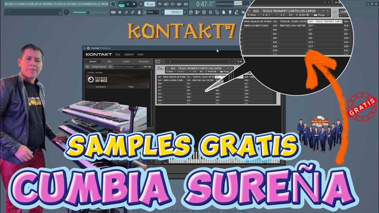 Samples Cumbia Sure&ntilde;a Para Kontakt7 #nki #nkm #samples #sure&ntilde;os #cumbia #kontaktgratis