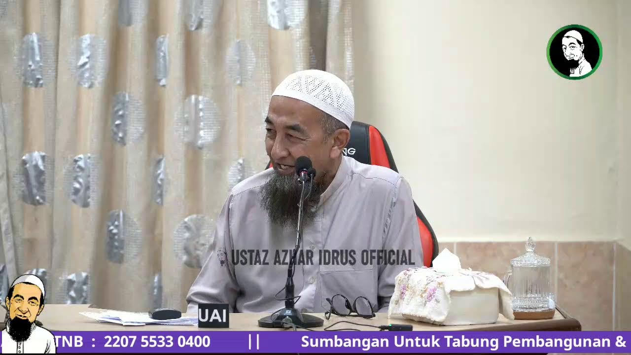 🔴 LiveUAI 12/04/2025 Kuliyyah Maghrib Ustaz Azhar Idrus | Surau Hajjah Wan Esah, Kuala Terengganu