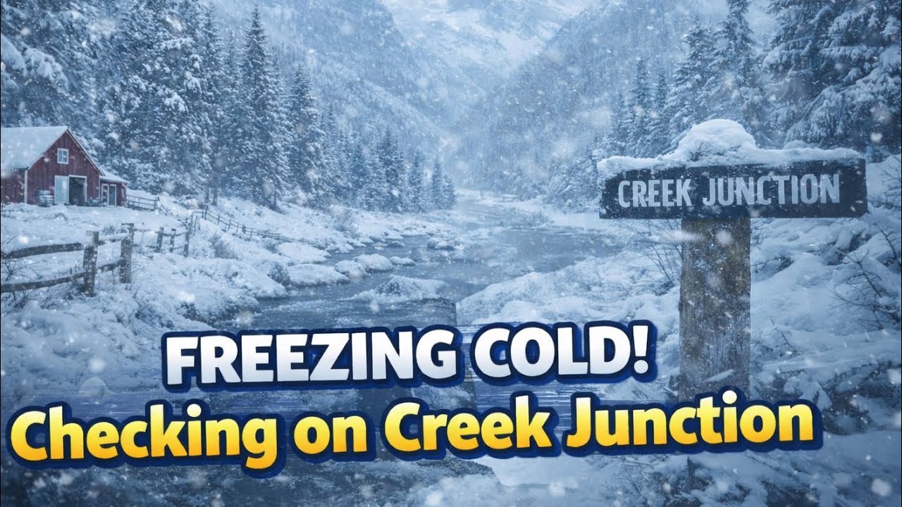Winter Check-In at Creek Junction | Snow & Cold on the Mountain