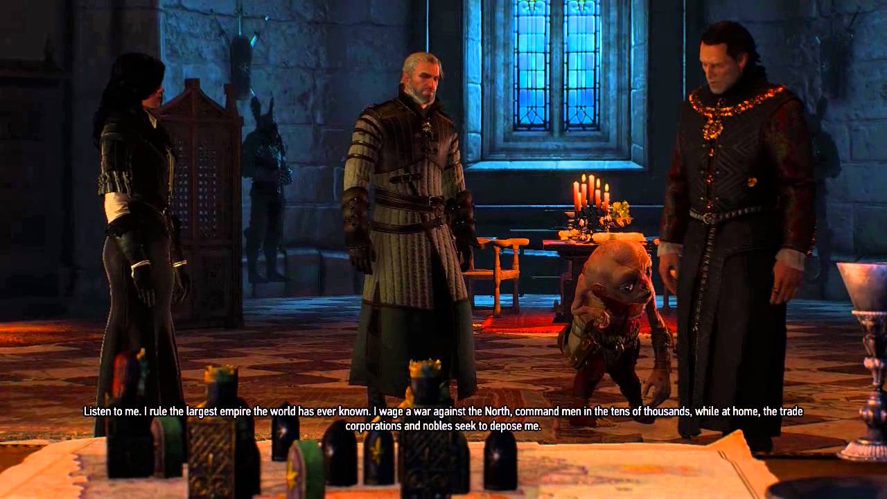The Witcher 3 - Giving Emhyr a report