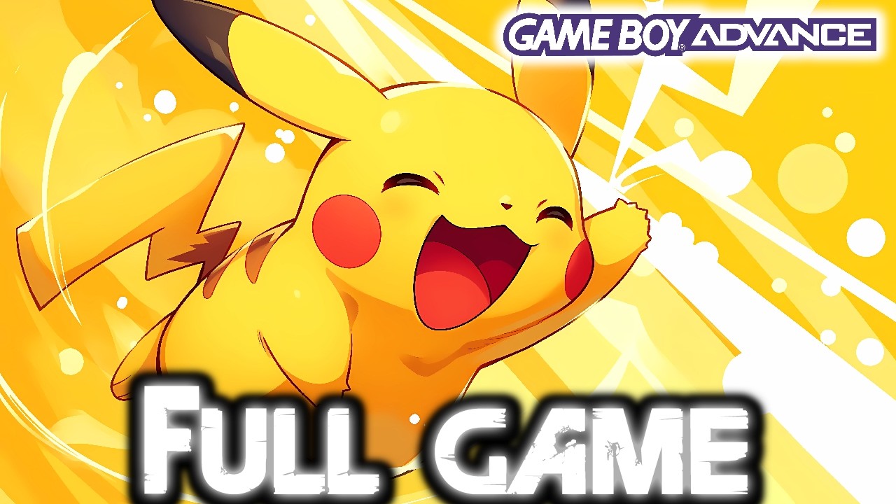 POKÉMON RECHARGED YELLOW Gameplay Walkthrough FULL GAME (Game Boy Advance)