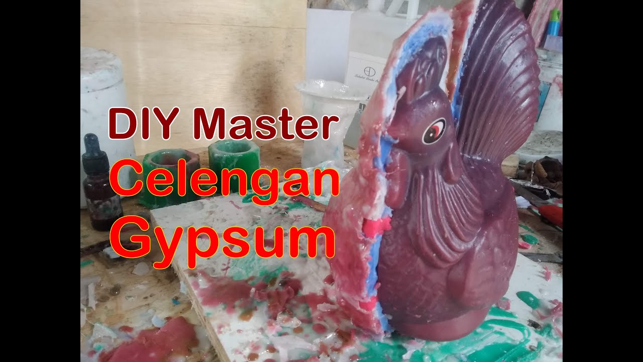 Cara Buat Master Cetakan Celengan Ayam Gypsum