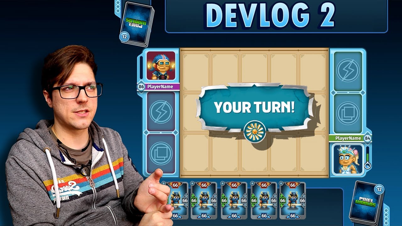 Struggle against time and where are we? - Card Game Update DEVLOG - Pixel Worlds