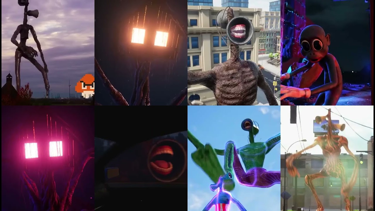 Head houce vs siren head coffin dance ( cover ) #sirenhead #coffindance 