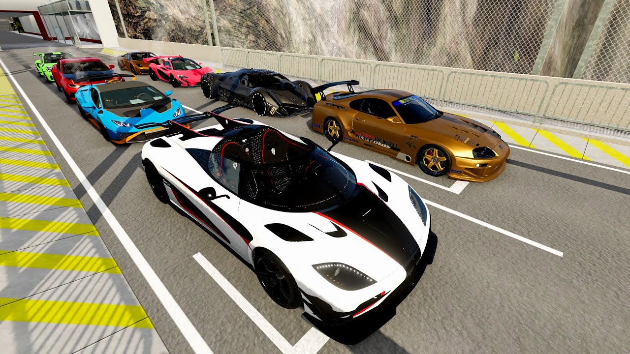 Big Ramp Jumps & Extreme Crashes | BeamNG Drive