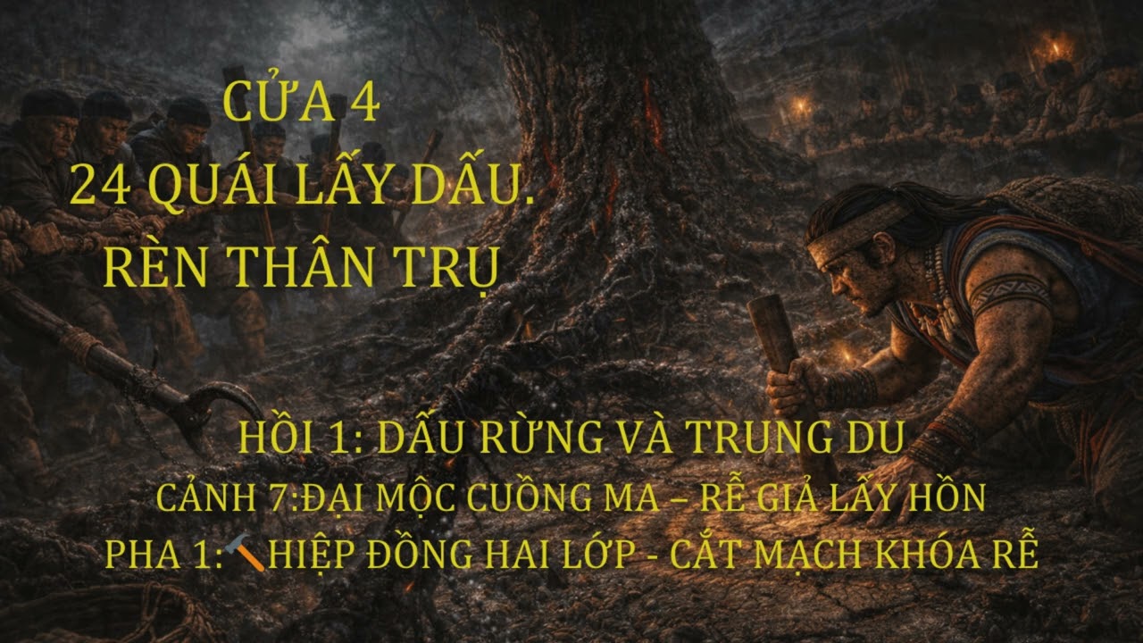 Cửa 4: Hồi 1, cảnh 7: Đại Mộc cuồng ma - Rễ giả lấy hồn.