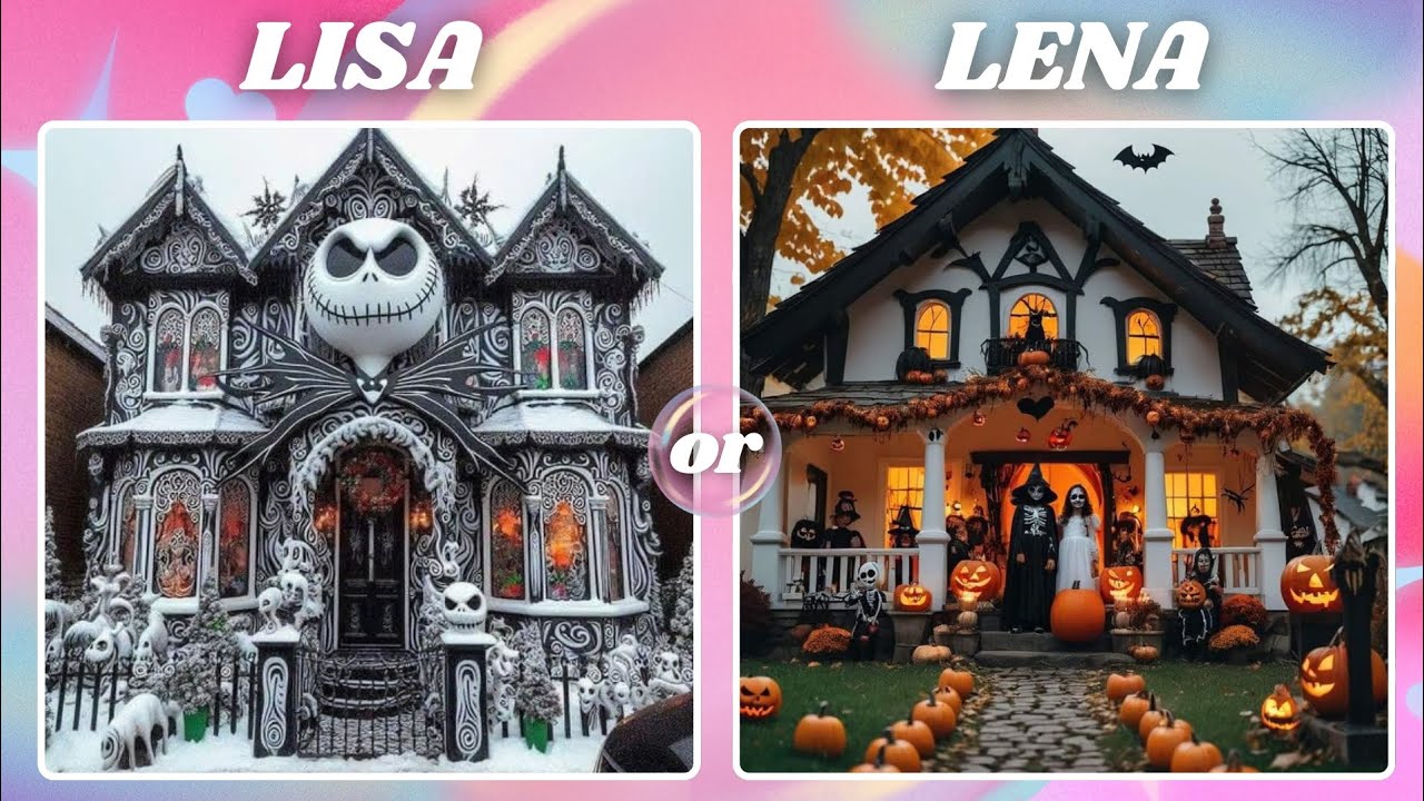 🎃 Lisa or Lena | Halloween edition 👻 #lisaorlena#lisaandlena#lisalena #lena#lisa#viralvideo#trending