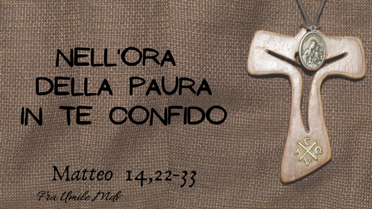 Dio ci salva nella tempesta (Mt 14,22-33), di fra Umile mdv