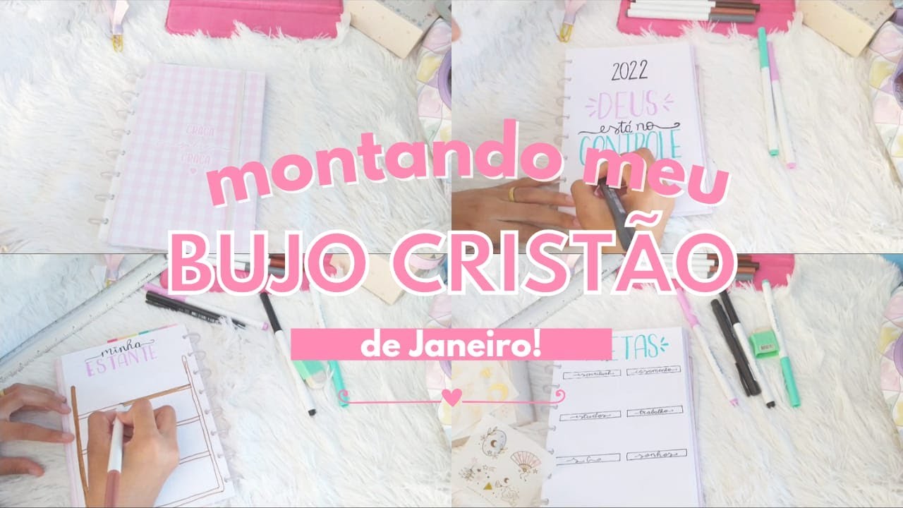 Montando meu Bullet Journal Cristão de Janeiro!